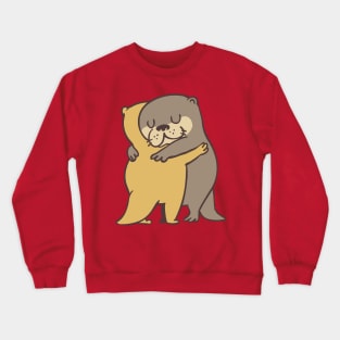 Otter Hugs Crewneck Sweatshirt